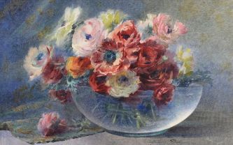 Blanche Odin, aquarelle