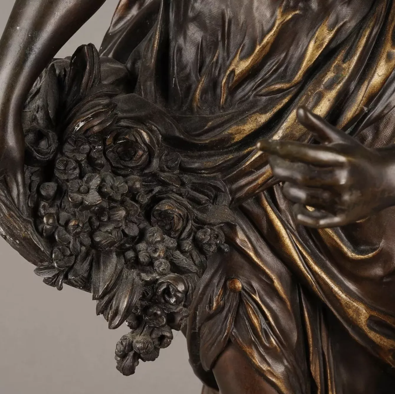 Henri Honor&eacute; Pl&eacute;, bronze &agrave; patine brune