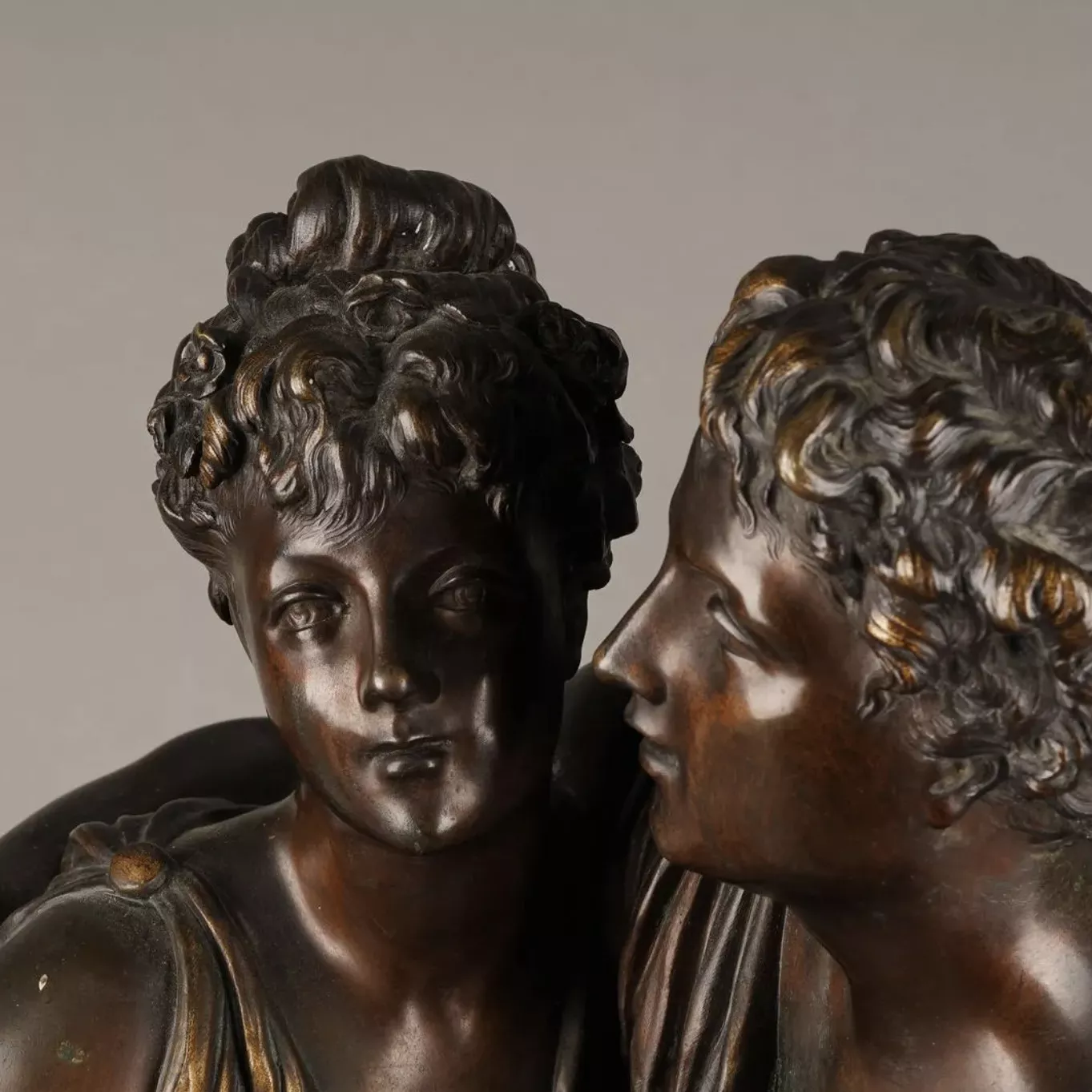 Henri Honor&eacute; Pl&eacute;, bronze &agrave; patine brune