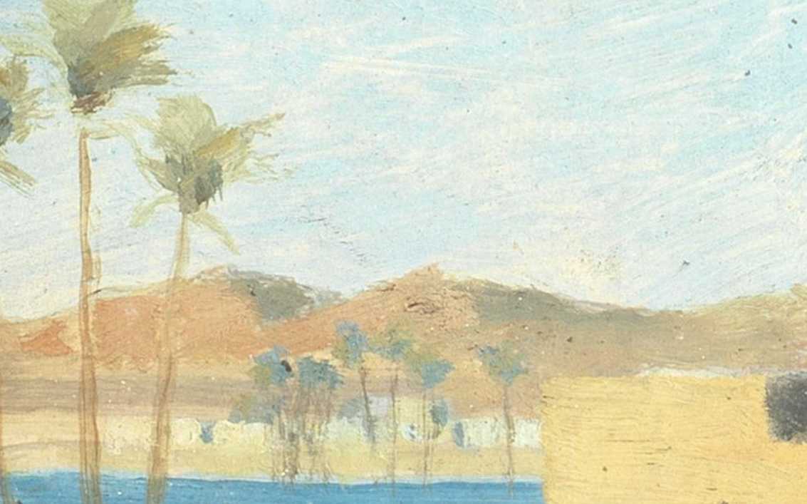 Mahmoud Said, huile sur toile