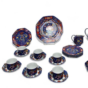 Hermès, service "Marqueterie de pierres d'Orient et d'Occident"