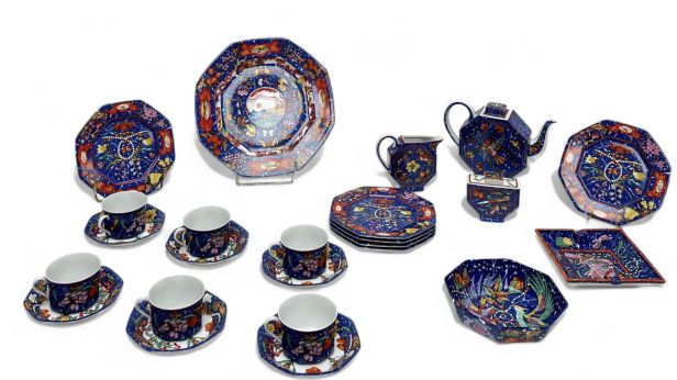 Hermès, service "Marqueterie de pierres d'Orient et d'Occident"