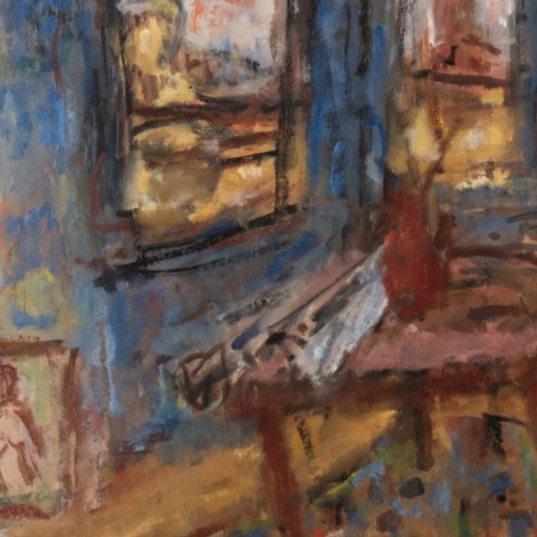 Arbit Blatas, huile sur toile