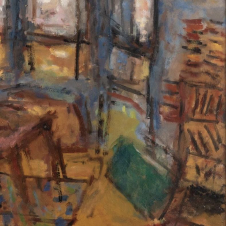Arbit Blatas, huile sur toile