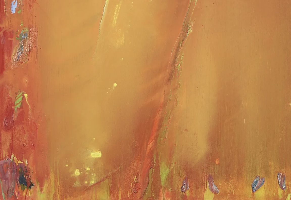 Olivier Debré, huile sur toile