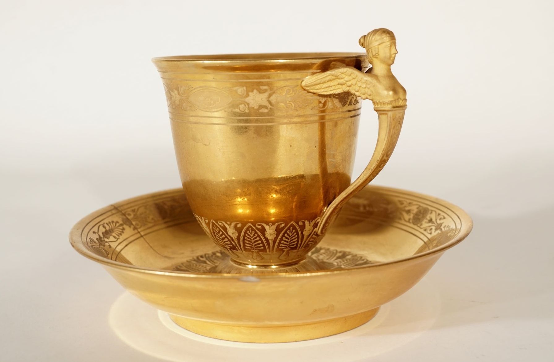 Dihl et Guérhard - Tasse en porcelaine provenant du service l'impératrice Joséphine