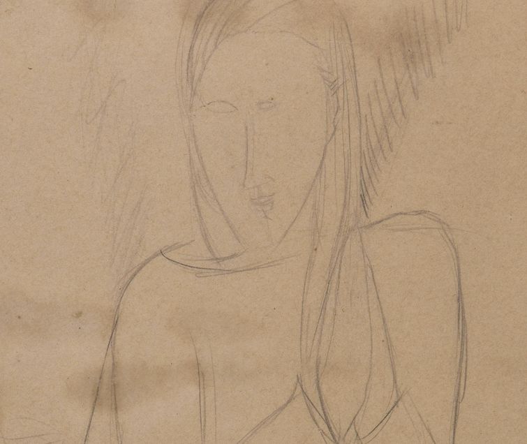 Modigliani, dessin