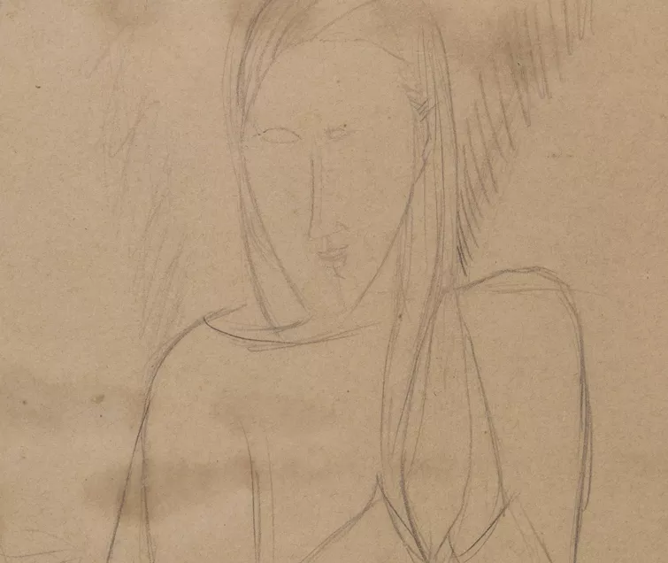 Modigliani, dessin