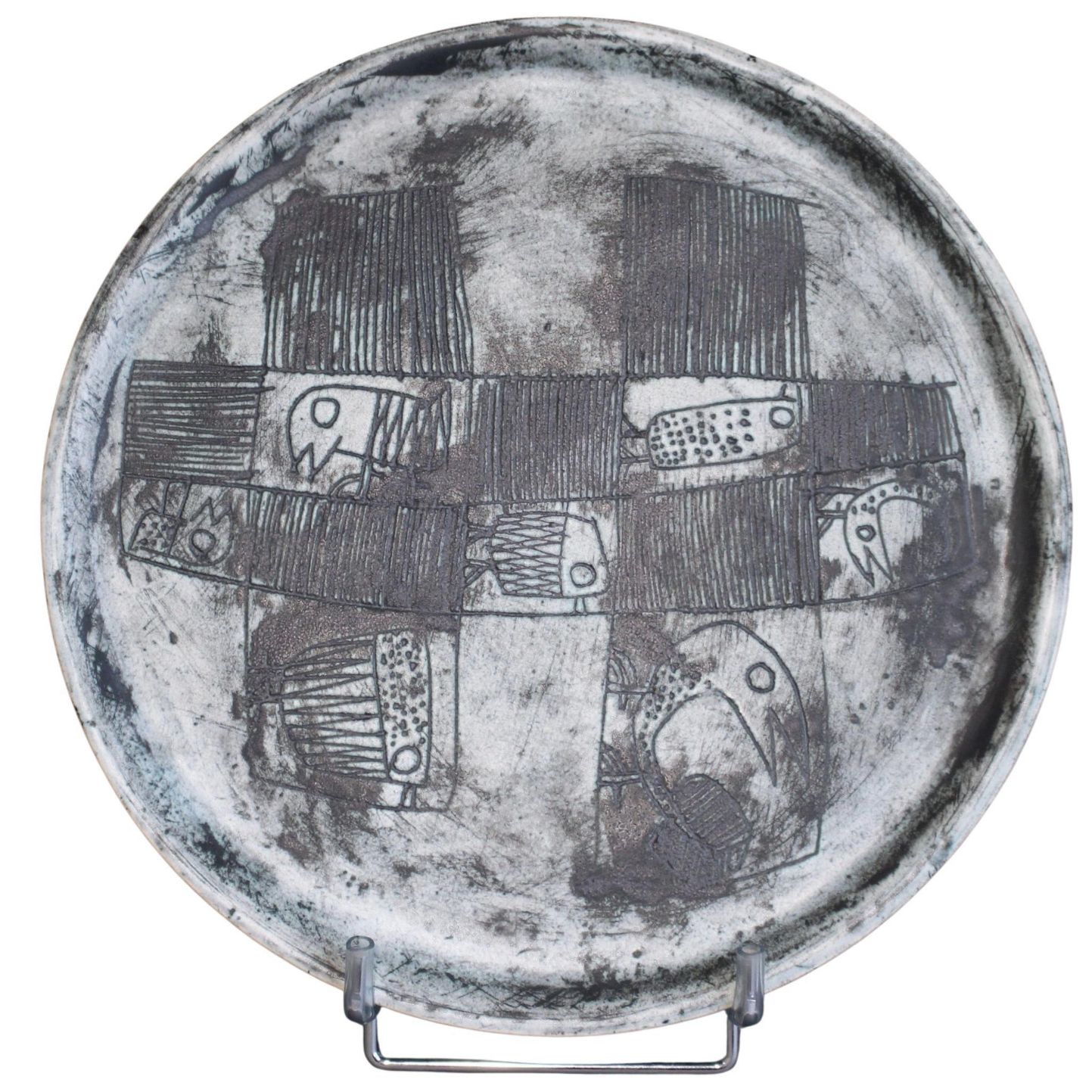 Jacques Blin, assiette en céramique