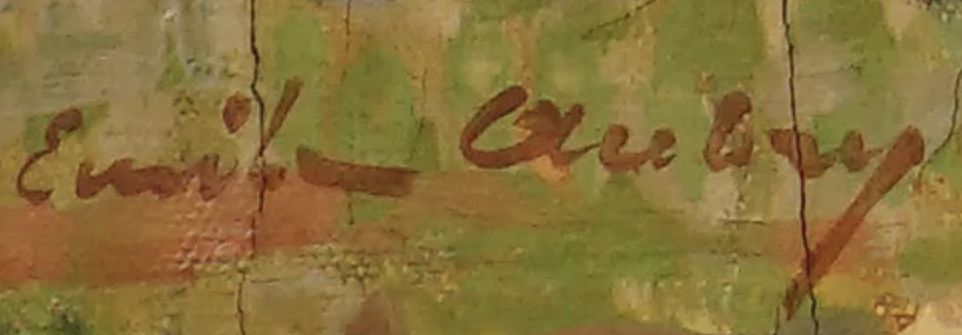 Signature de Émile Aubry