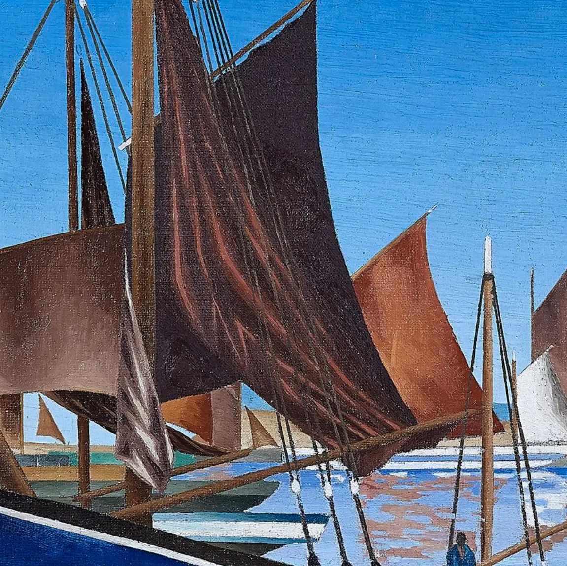 Marcel Mouillot, huile sur toile