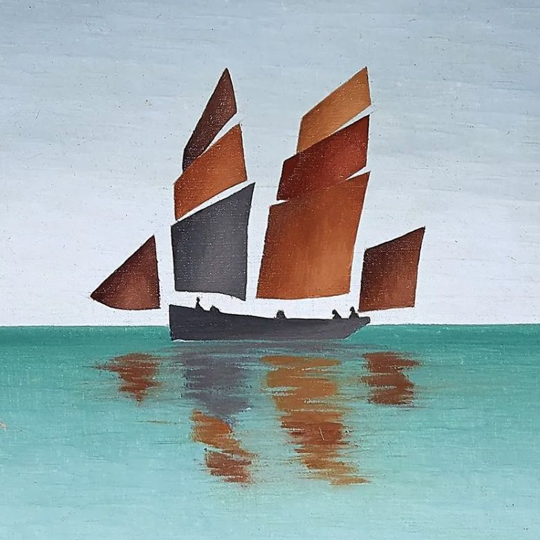 Marcel Mouillot, huile sur toile