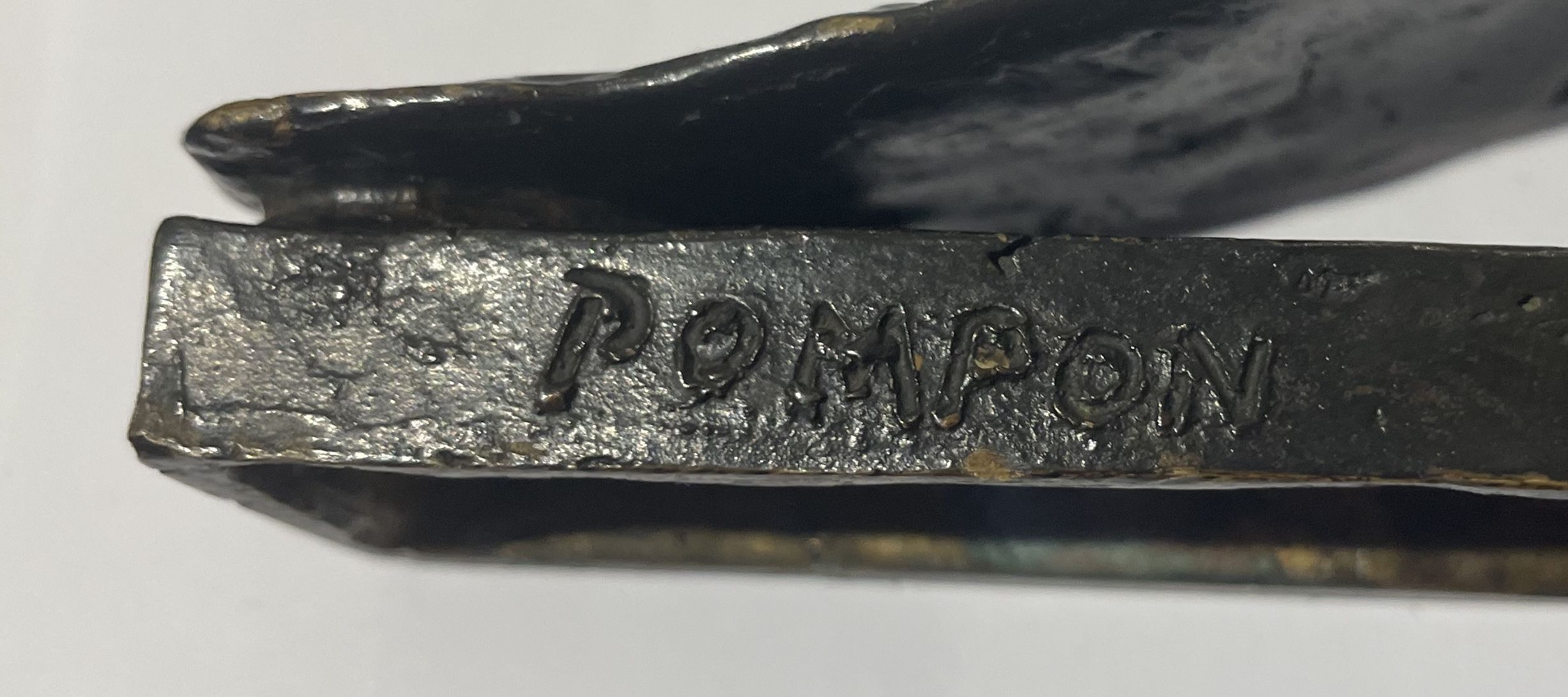 Signature de François Pompon
