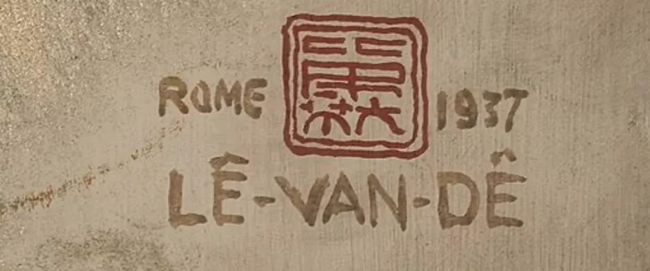 Signature de Le Van De