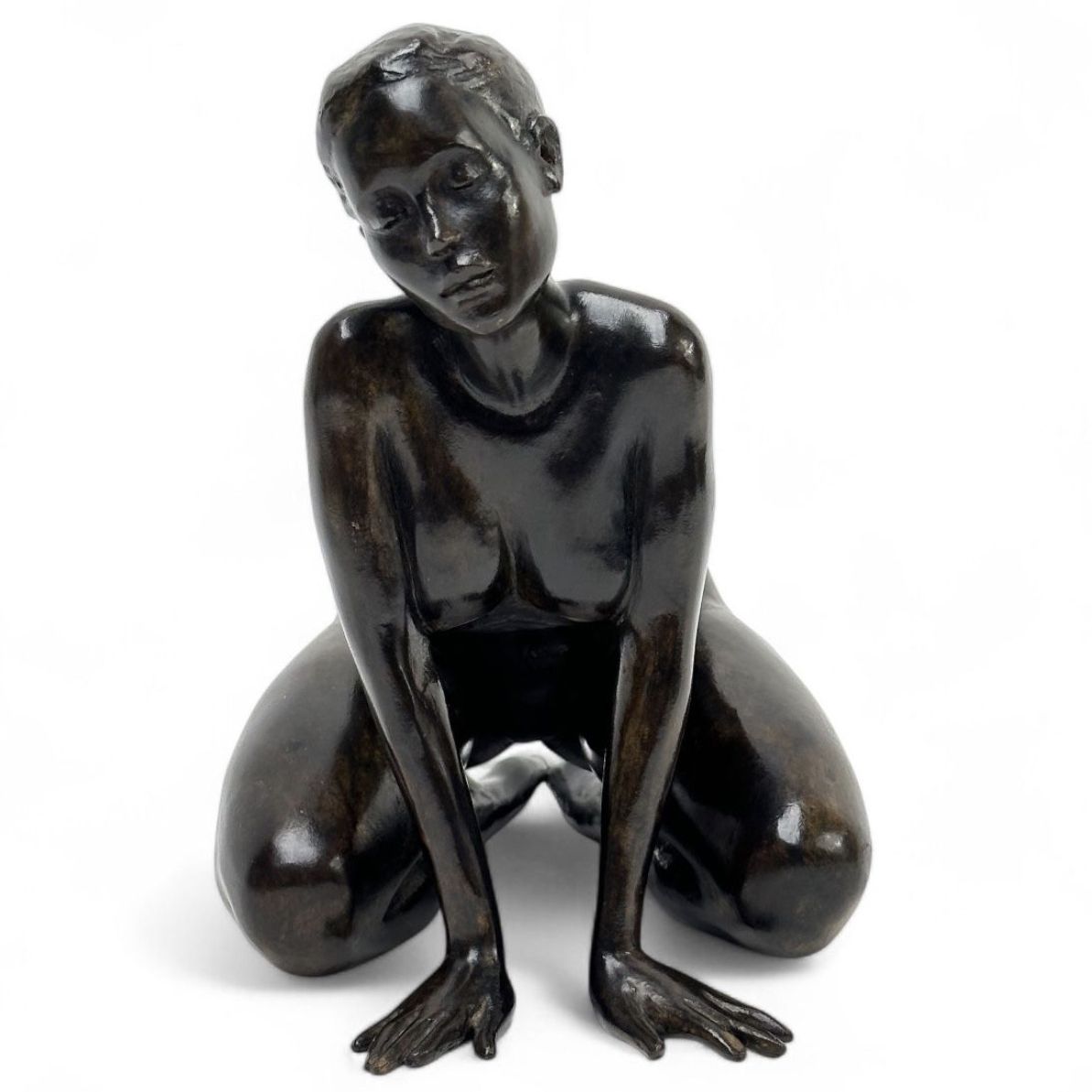 Marie Paule Deville Chabrolle, bronze à patine brune