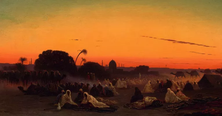 Charles Th&eacute;odore Fr&egrave;re, huile sur toile