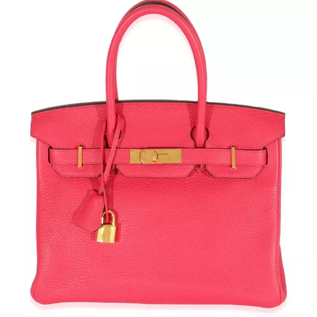 Herm&egrave;s, Birkin en cuir rose