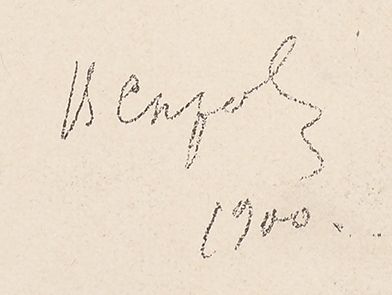 Signature de Valentin Serov