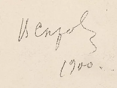 Signature de Valentin Serov