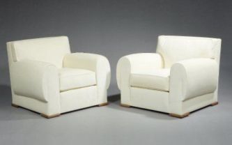 Dupré-Lafon, paire de fauteuils