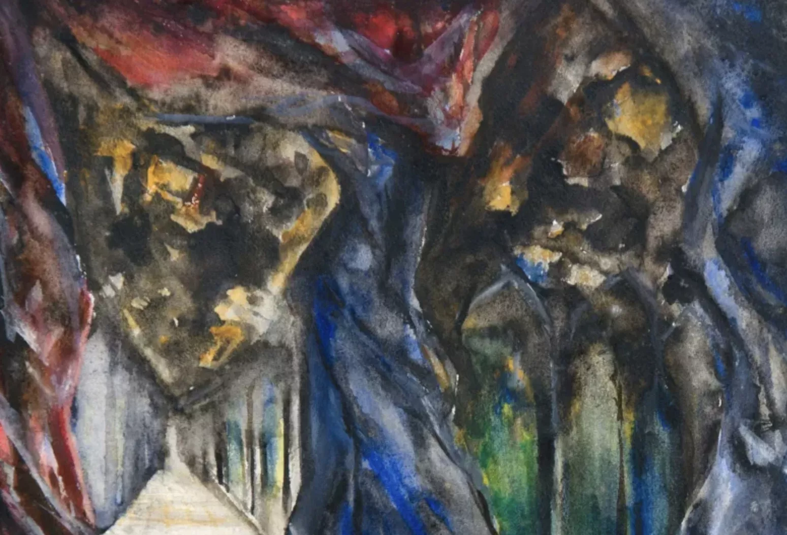 Natalia Gontcharova, techniques mixtes sur papier