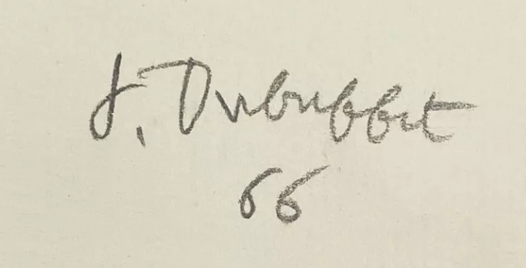 Signature de Jean Dubuffet