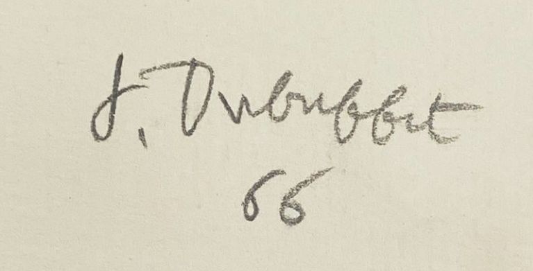 Signature de Jean Dubuffet