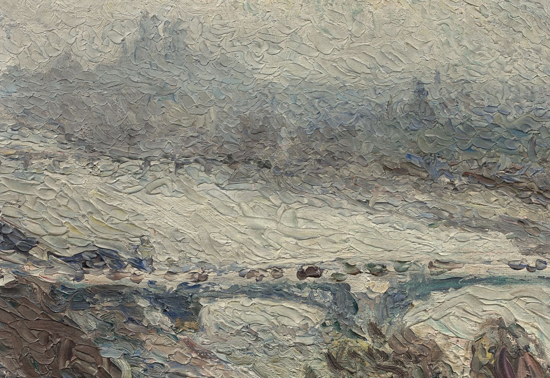 Émile Boggio, huile sur toile