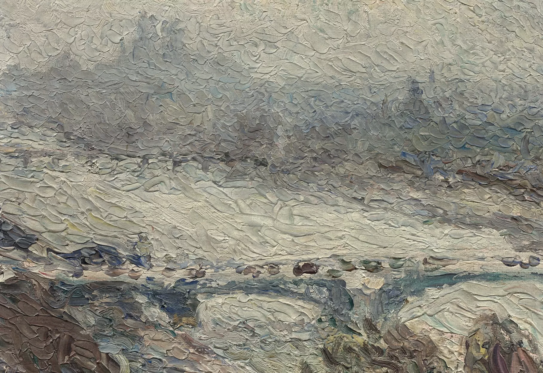 Émile Boggio, huile sur toile