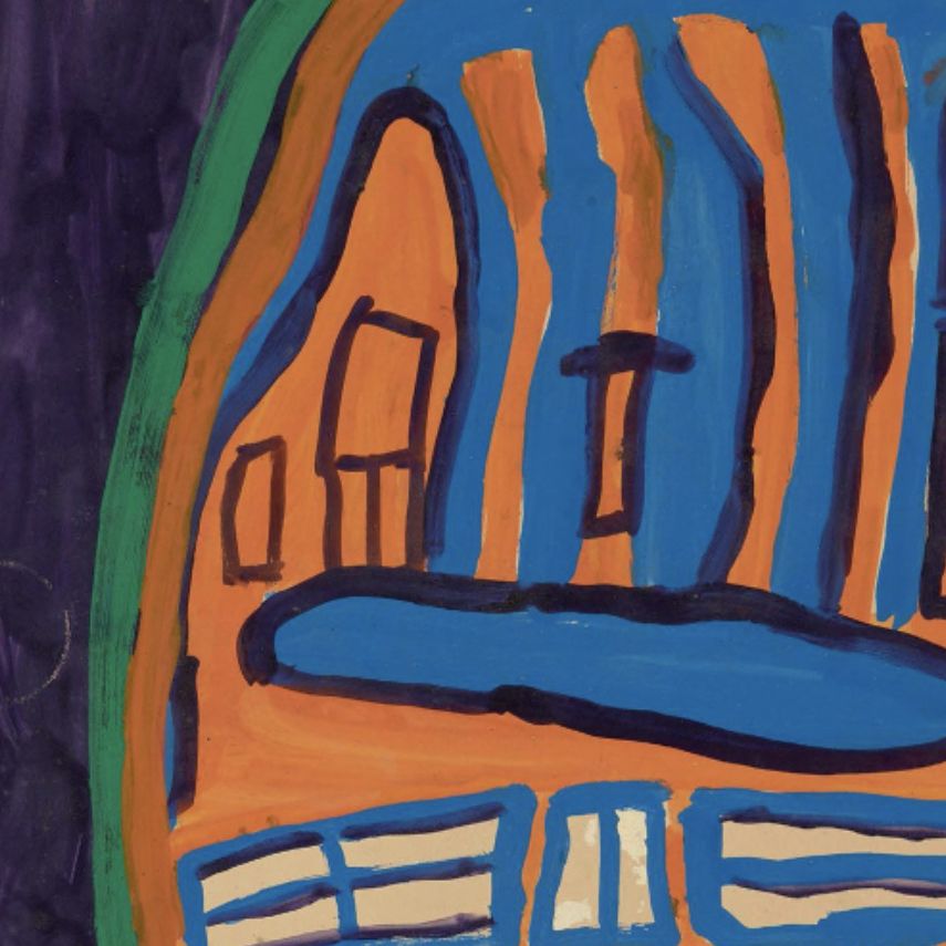 Chaïbia Talal, huile sur toile