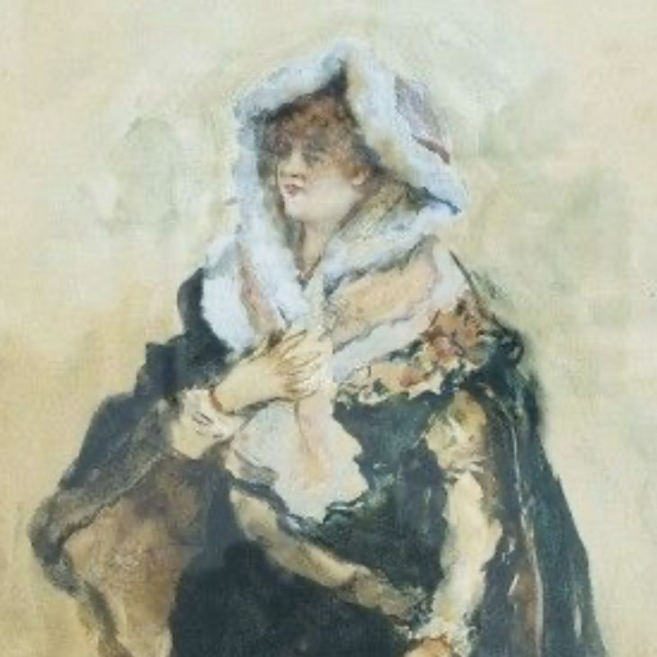 Eva Gonzales, aquarelle