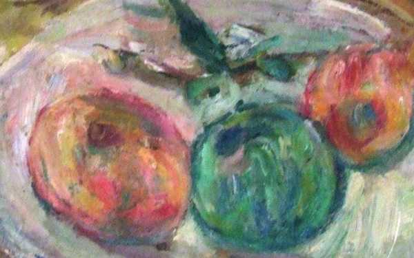 Michel Kikoine, huile sur toile
