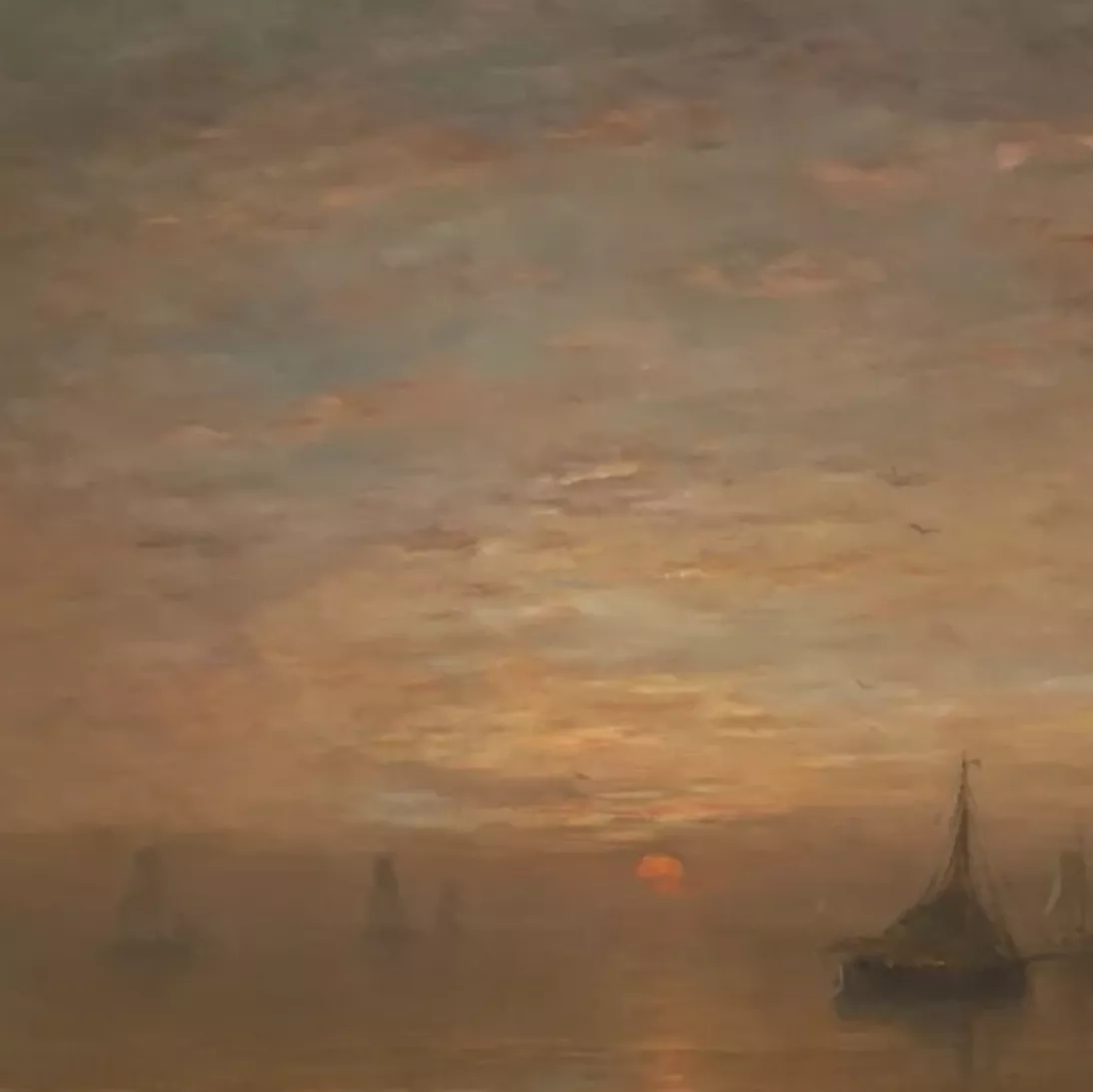 Hendrik Willem Mesdag, huile sur toile