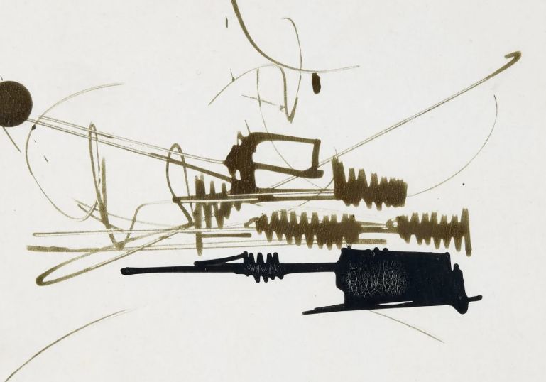 Georges Mathieu, lithographie