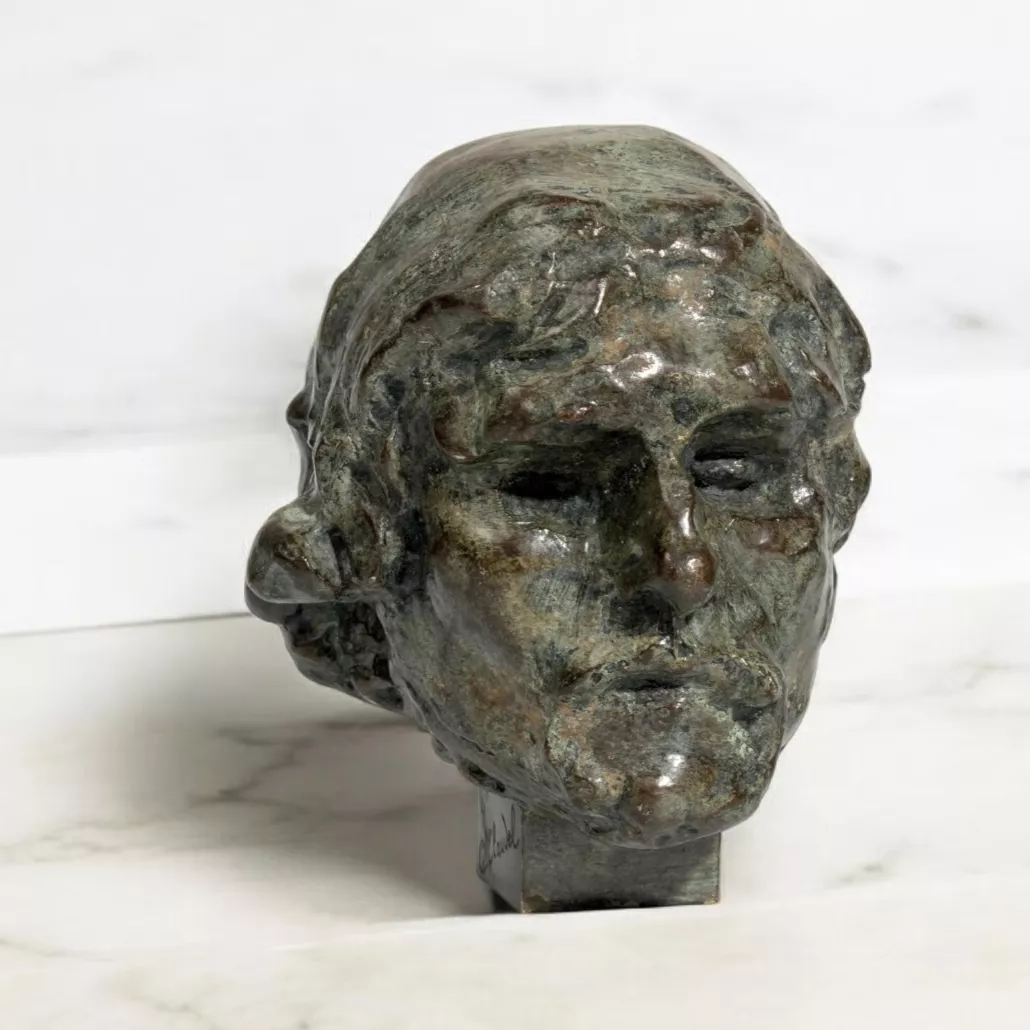 Camille Claudel, t&ecirc;te en bronze