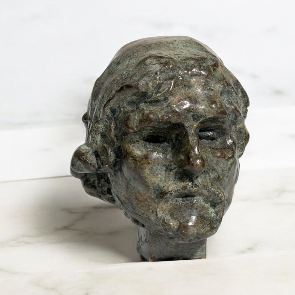 Camille Claudel, tête en bronze