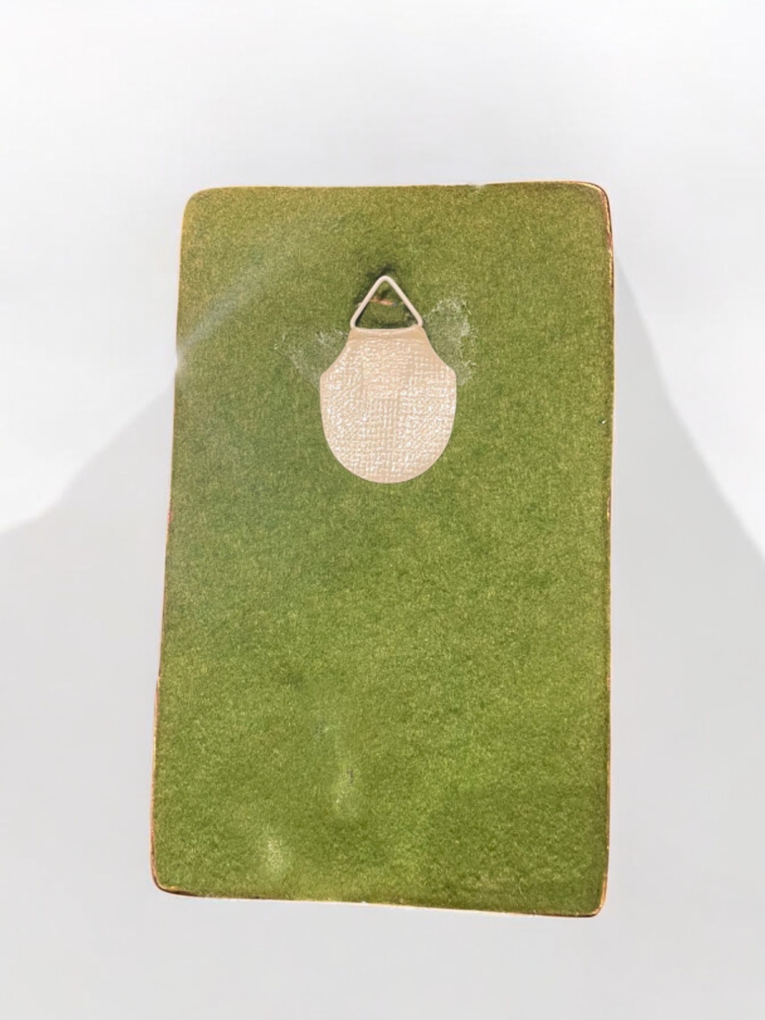 Exemple de feutrine apposée sur une oeuvre originale