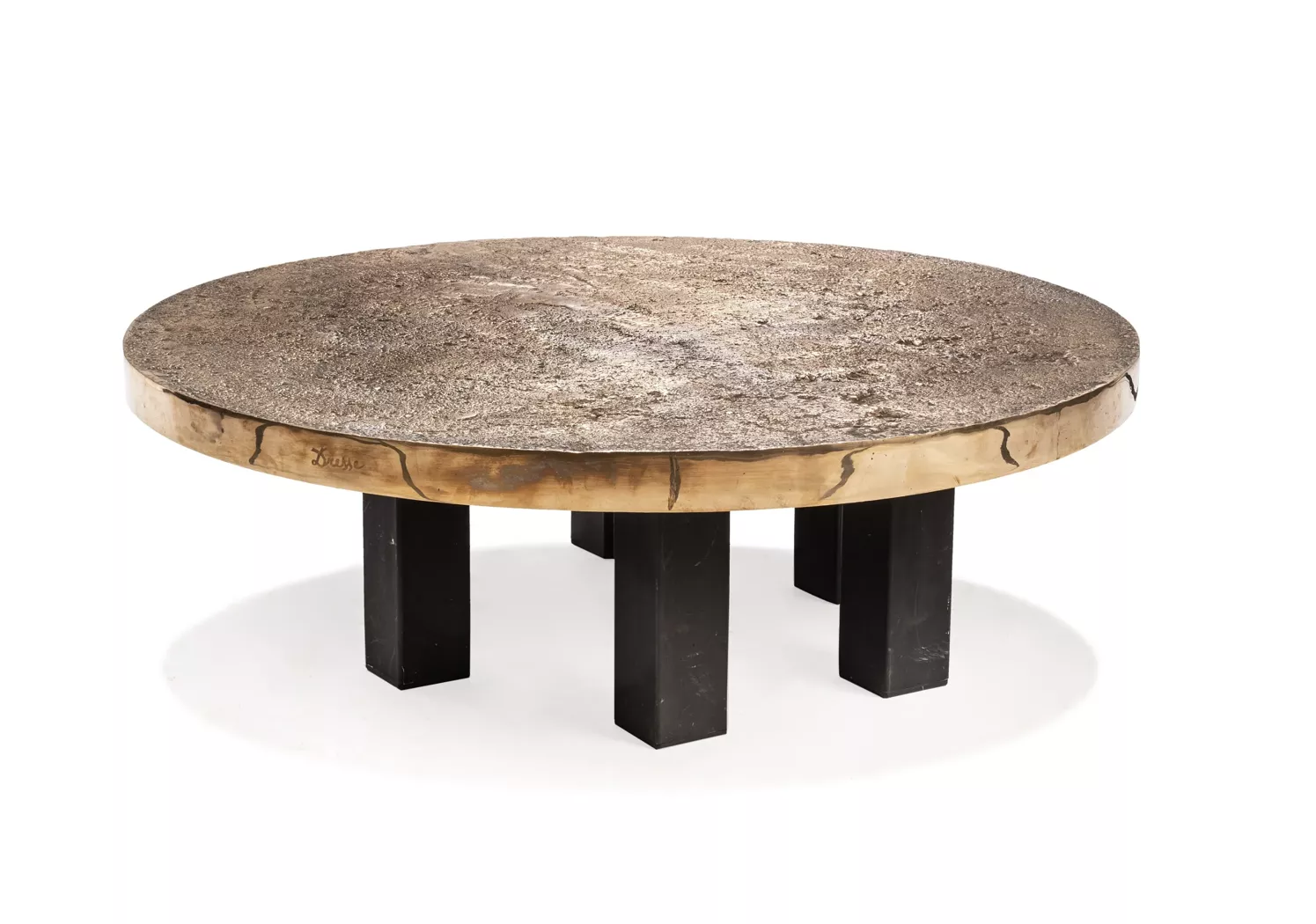 Fernand Dresse, table, technique mixte