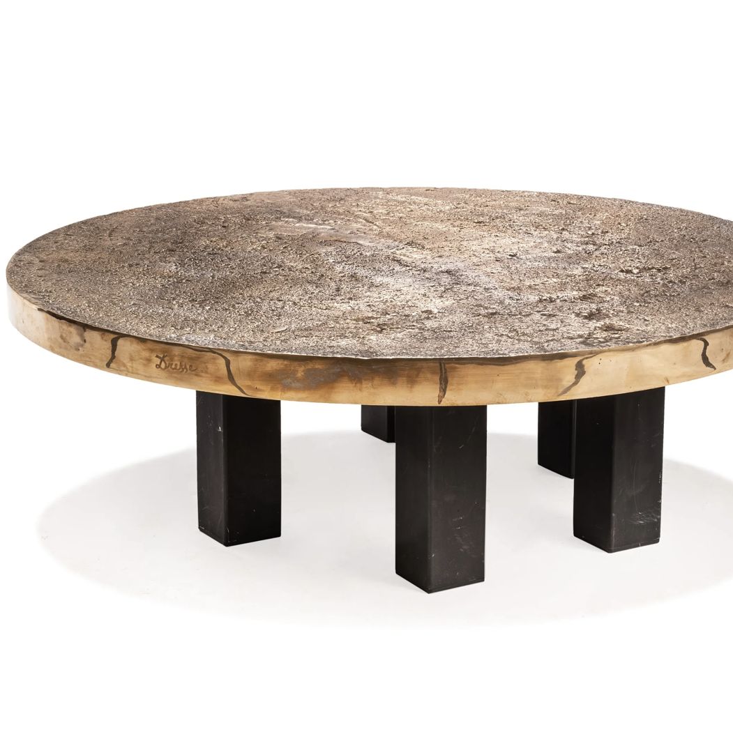 Fernand Dresse, table, technique mixte