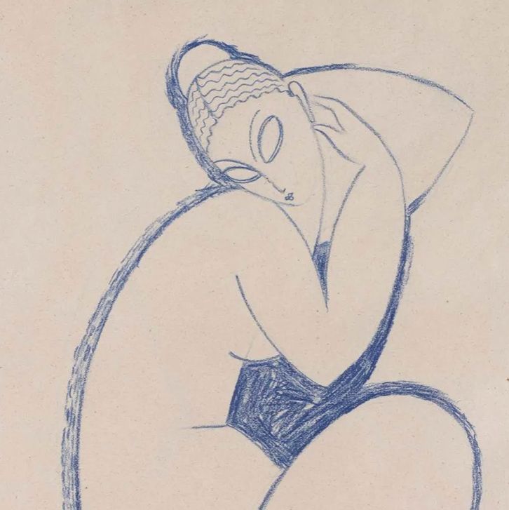 Modigliani, dessin