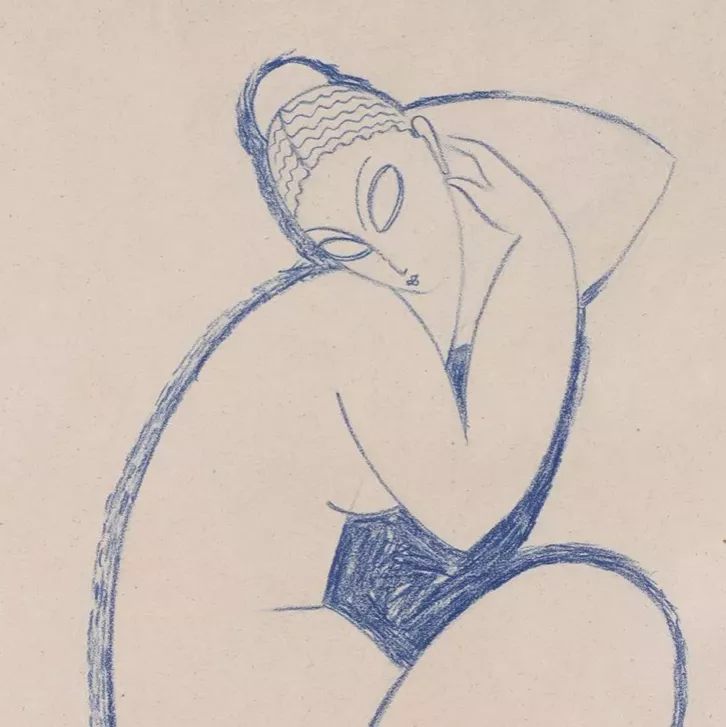 Modigliani, dessin