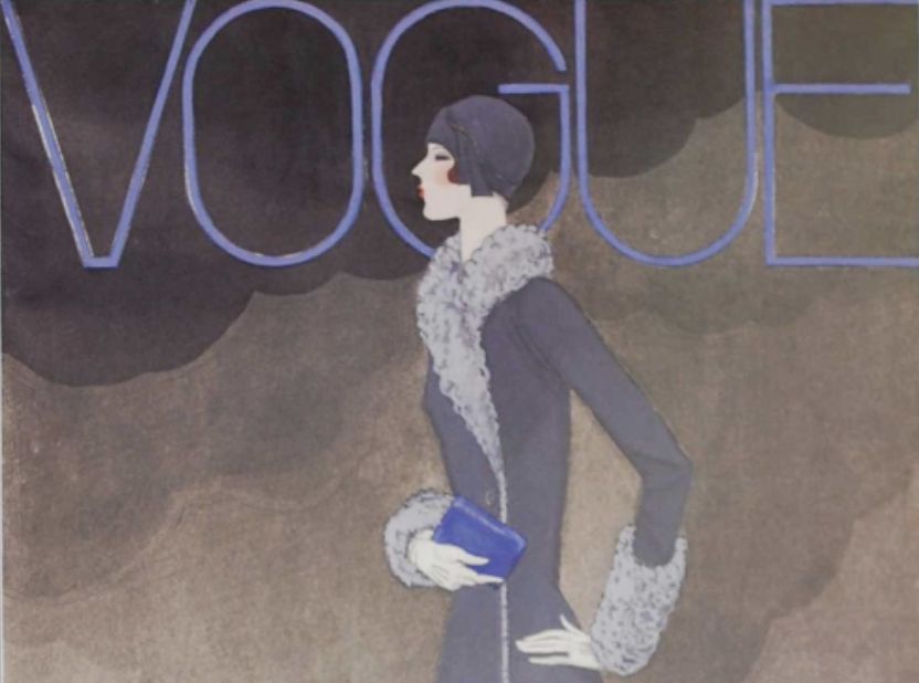 Georges Lepape, affiche pour l'exposition de Vogue France