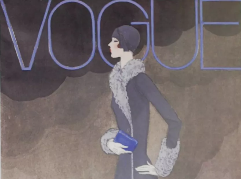 Georges Lepape, affiche pour l'exposition de Vogue France