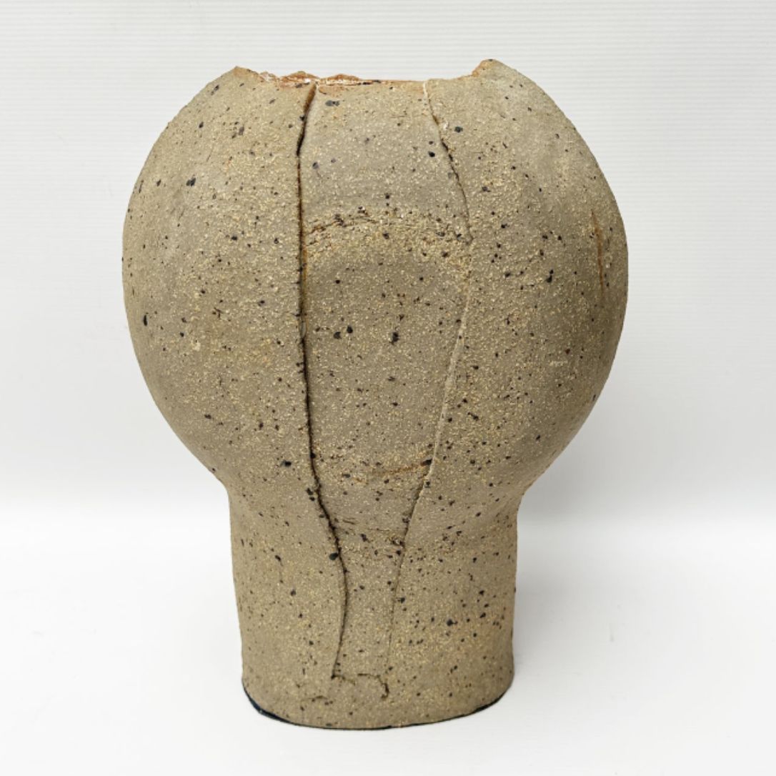 Jacques Pouchain, vase en grès, arrière
