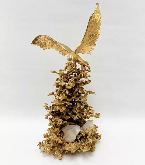 Boeltz, centre de table en bronze