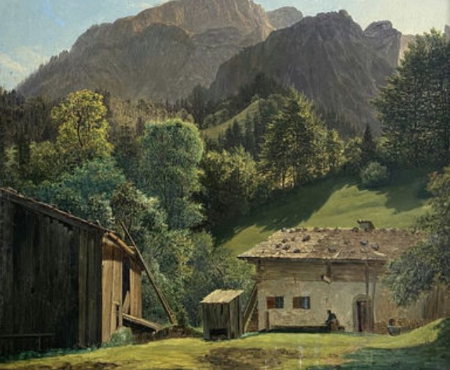 Ferdinand Georg Wäldmuller, huile sur toile