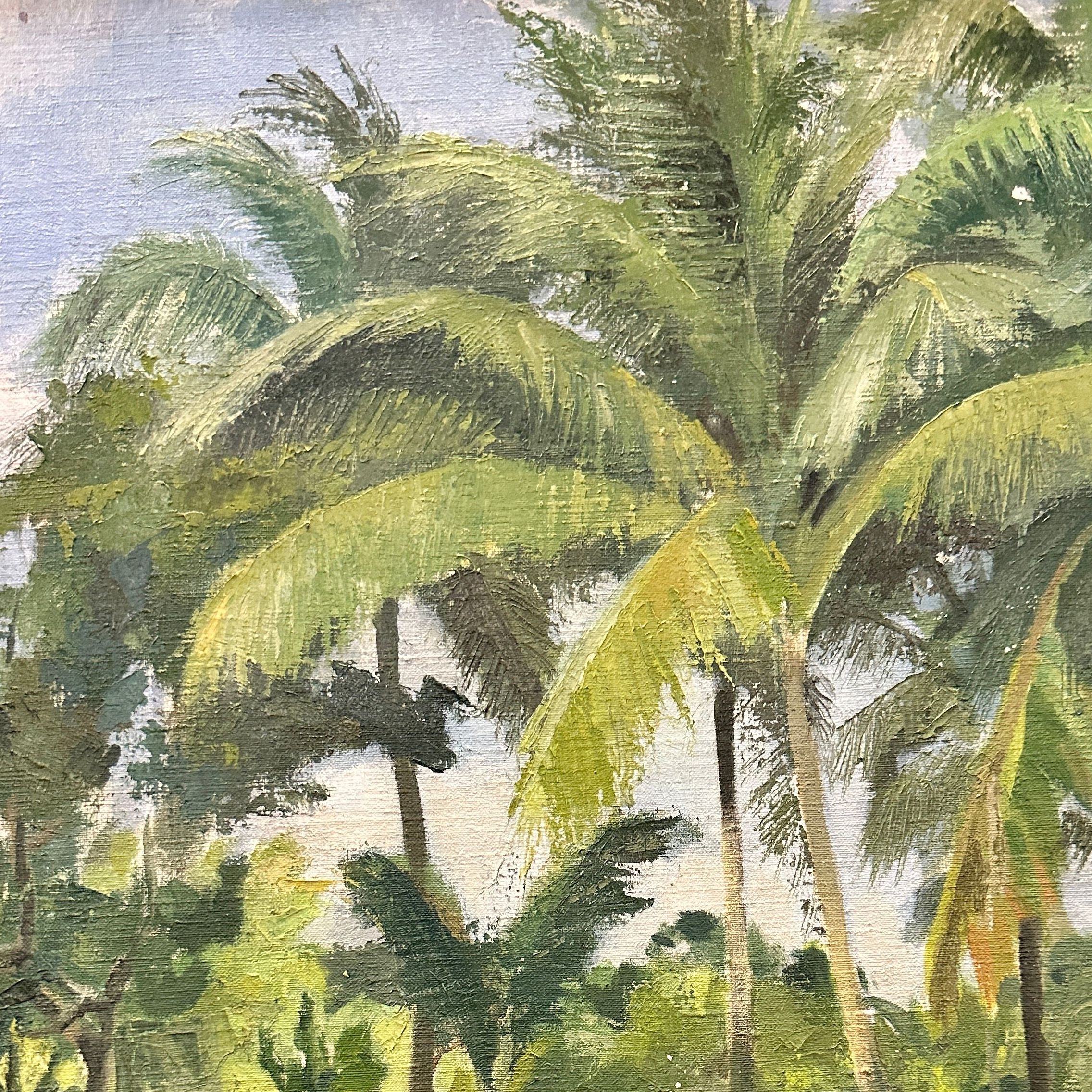 Tran Dinh Tho, huile sur toile