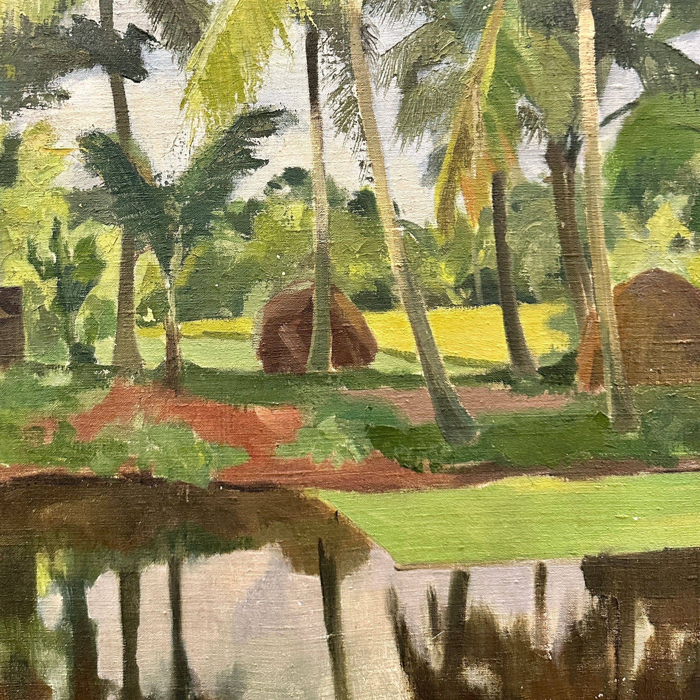 Tran Dinh Tho, huile sur toile