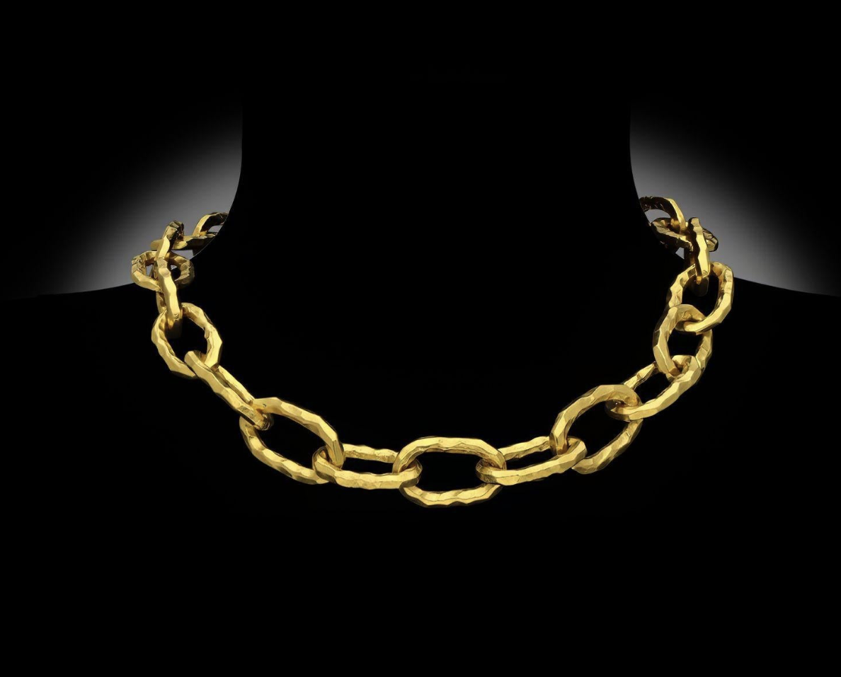 Jean Mahie, collier en or 22 carats