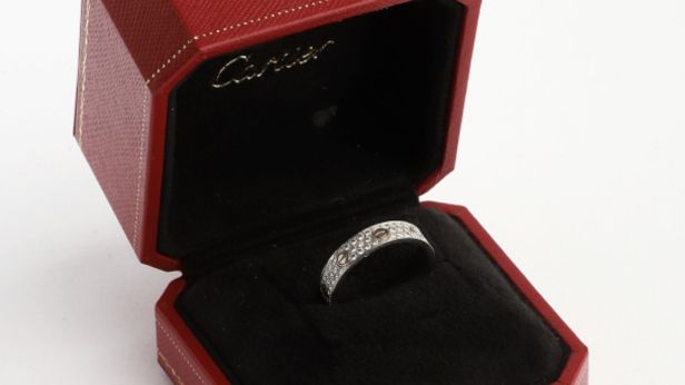 CARTIER, Love, Alliance en or gris 18k (750e)